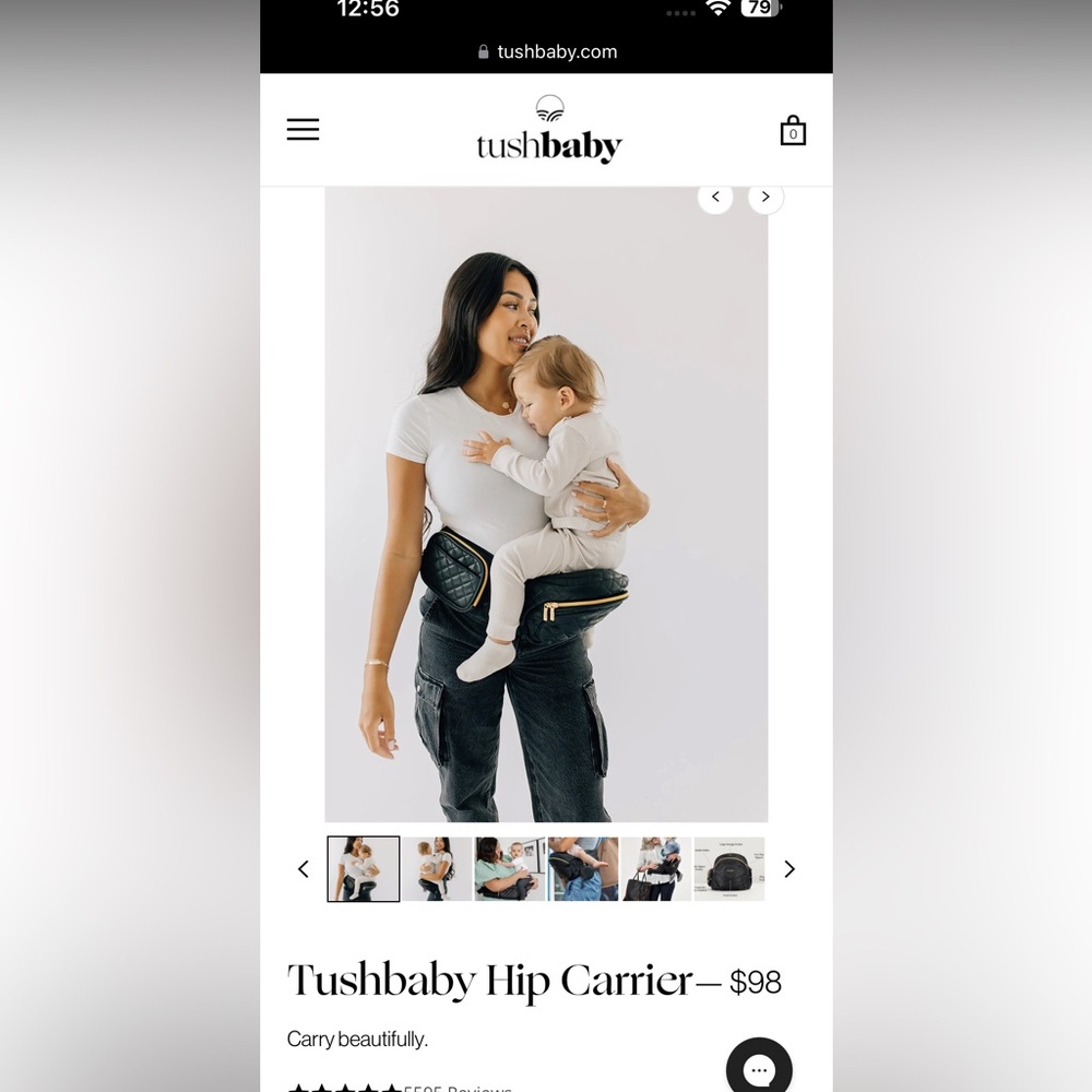 Tush baby hip carrier